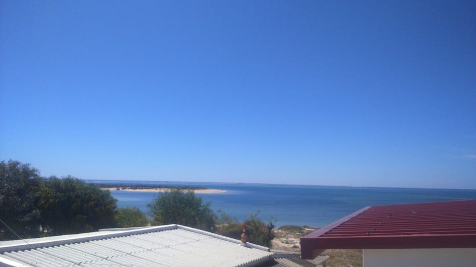 view of lagoon from roof terrace