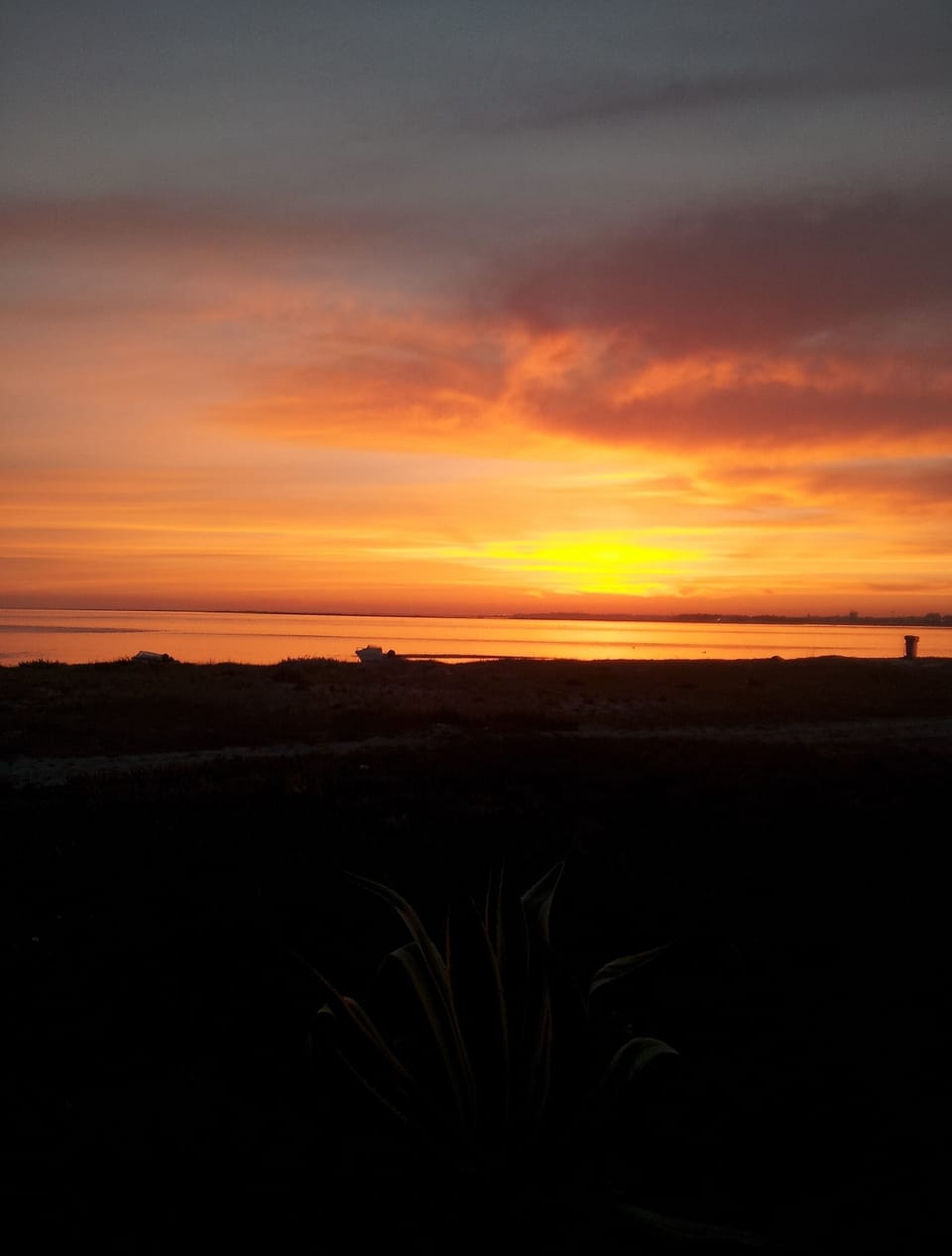 sunset from the lounge and the roof terrace