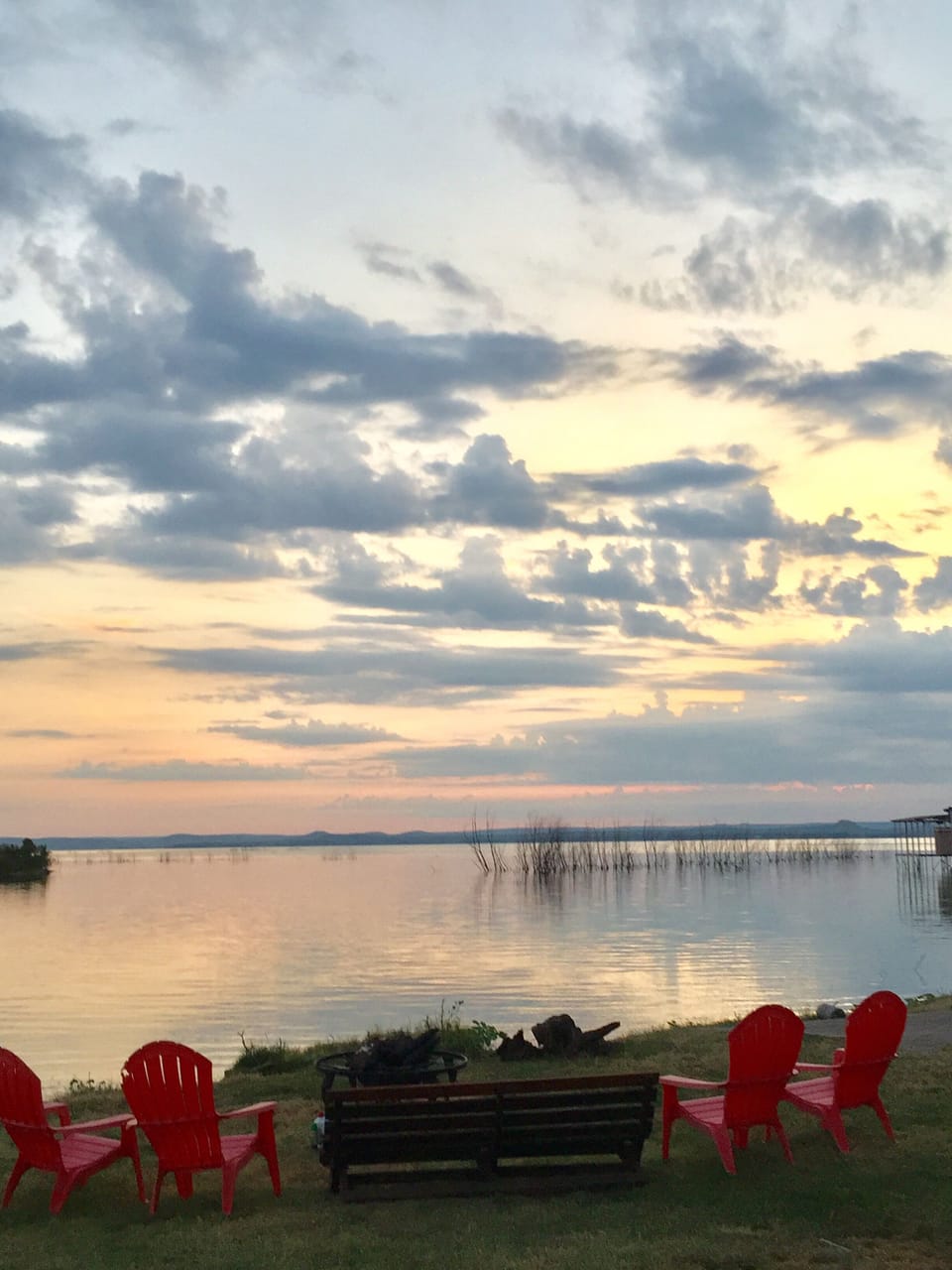 Short  peaceful walk  down to the private lake access ! 