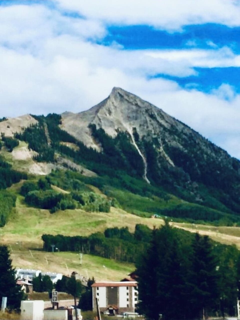Mountain View from condo patio