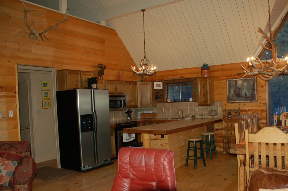 View of the kitchen area