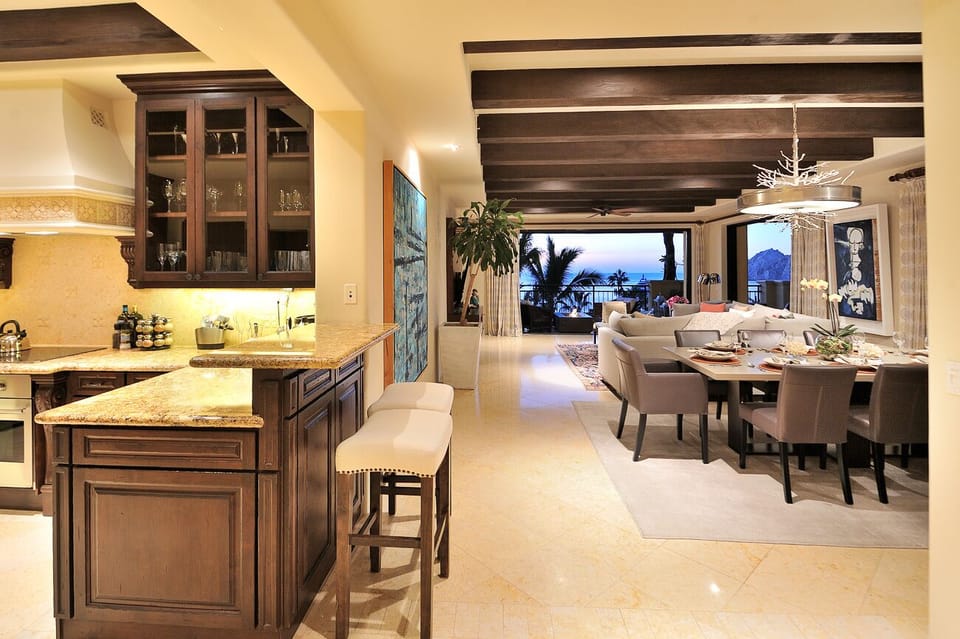 Kitchen bar and dining room