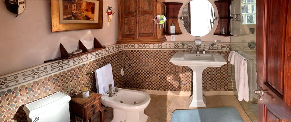 luxury Bathroom dual shower heads 