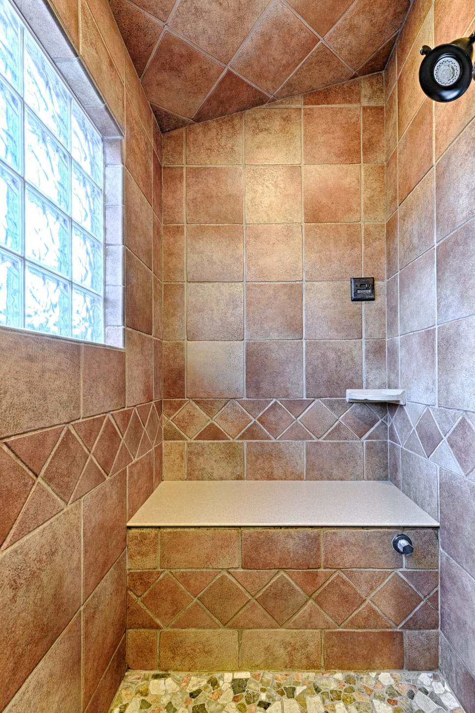 Master bathroom steam shower