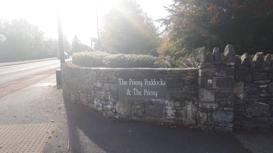 Top of the road to The Priory Killarney Courtyard Cottages
