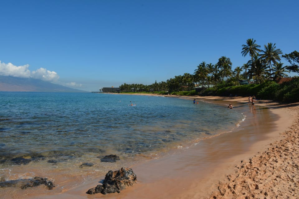 Beautiful Keawakapu Beach steps from Beach Pavilion
