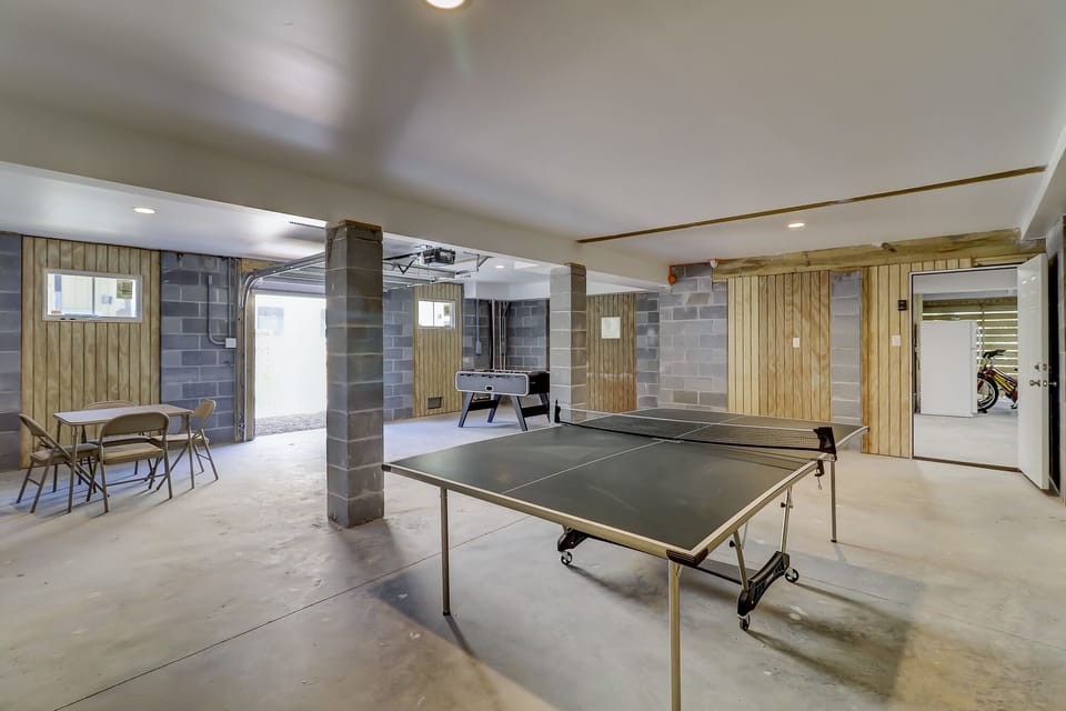 Game Room in Garage