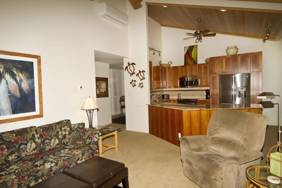 Air conditioning units (see top of picture) are provided throughout the condo.
