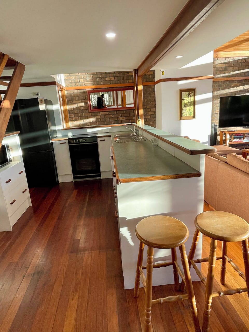 Kitchen with dishwasher, induction oven and electric cooktops