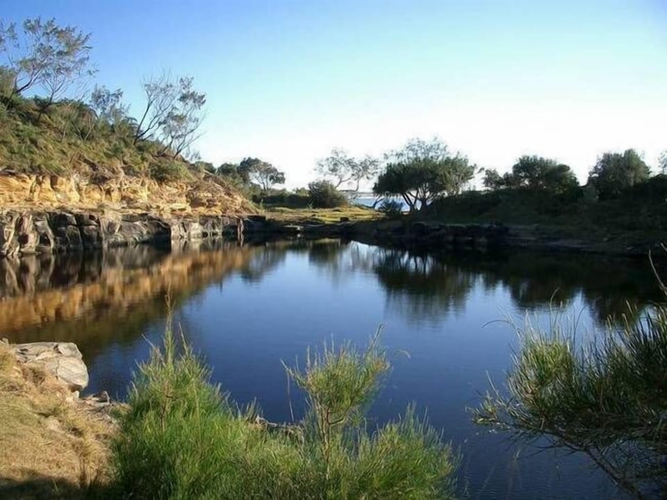 Blue pool