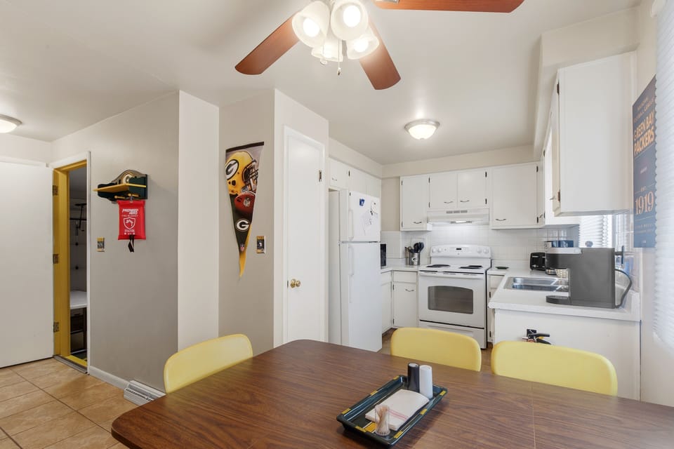 Kitchen and dining room