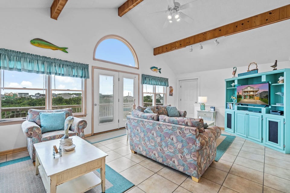 Surf or Sound Realty - 318 - Shifting Sands - Great Room -4
