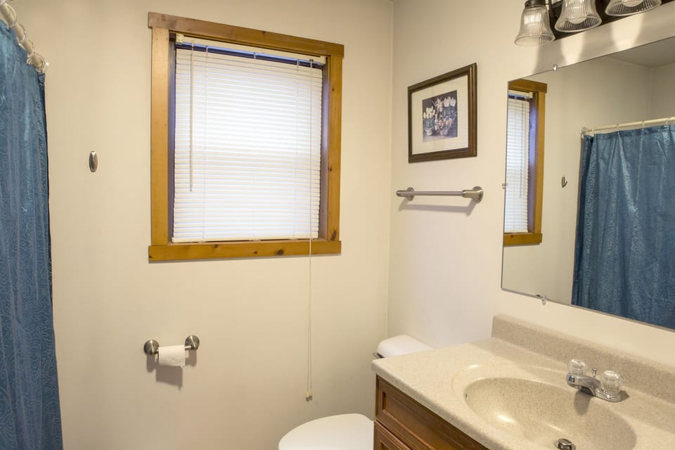 Bathroom - identical on first and second floors.