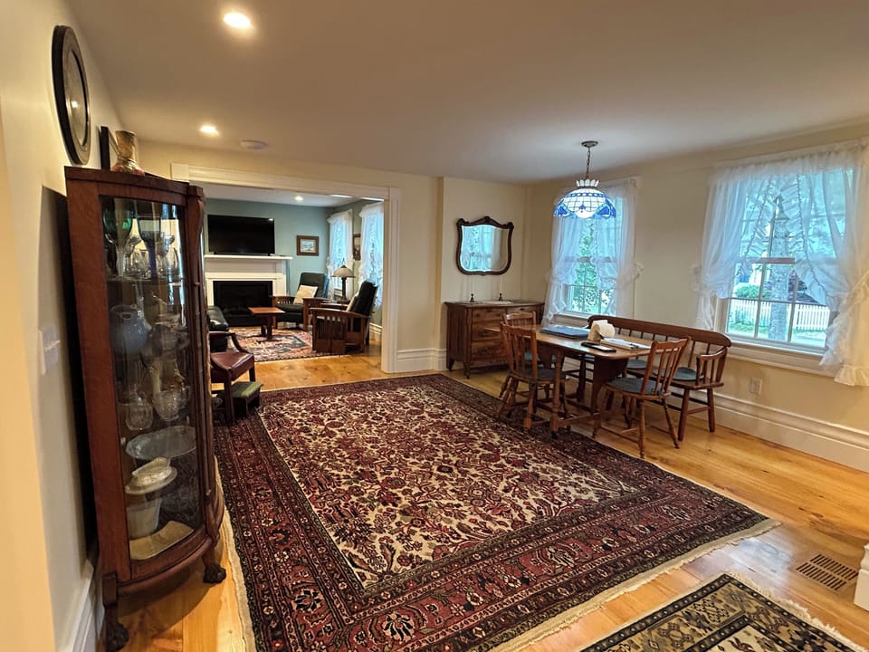Dining room, looking toward living room