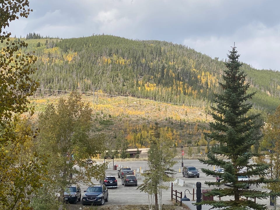 Enjoy the breathtaking views of colorful Colorado from our balcony.