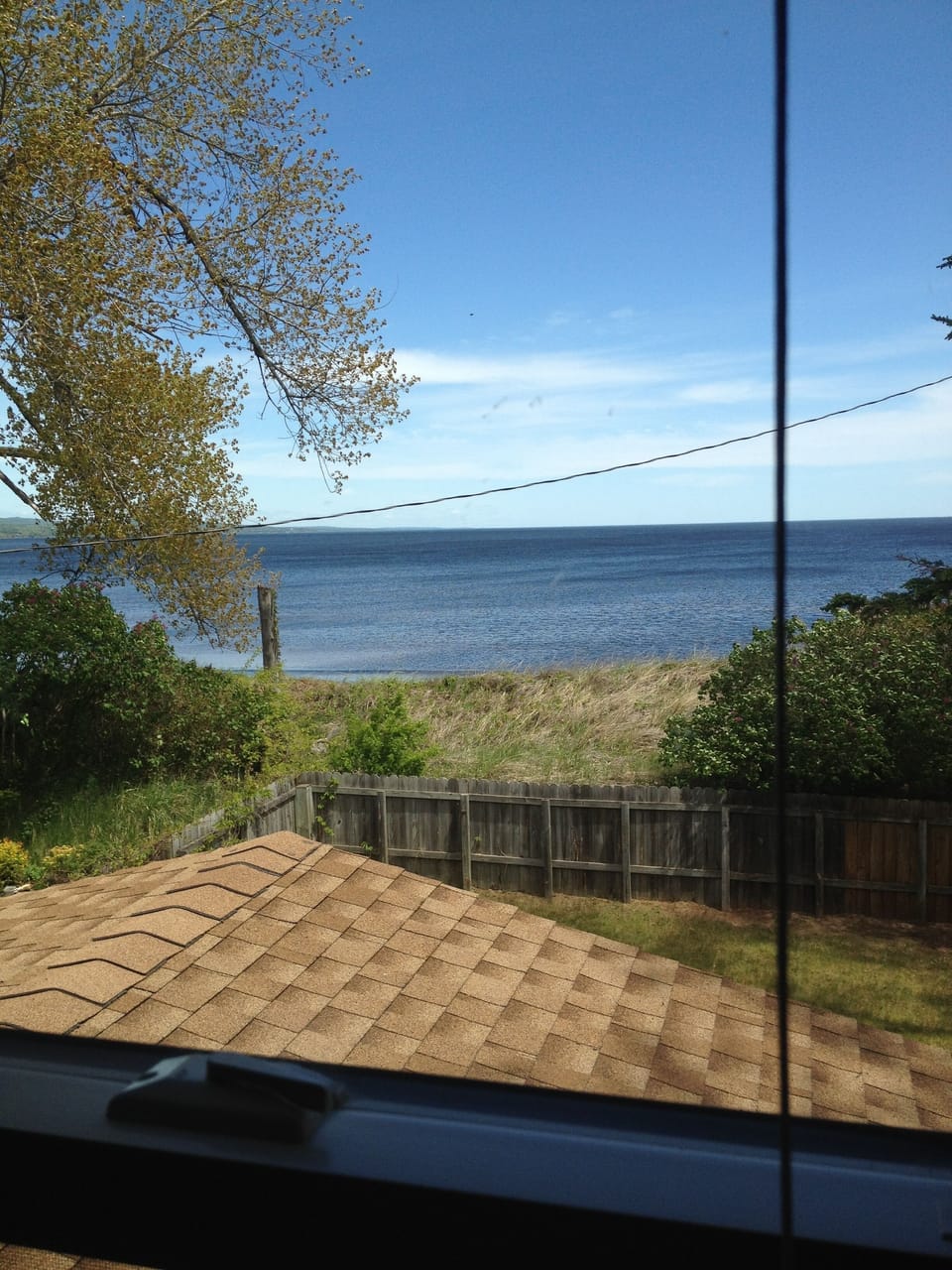 View from bedroom.