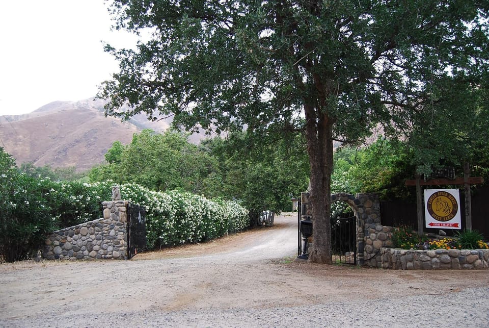 Our entry way to our 3 acre private estate