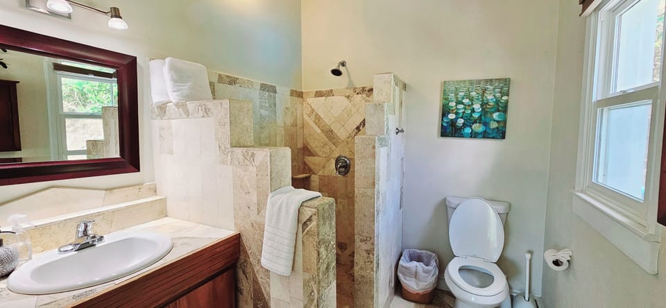 primary bathroom, en suite