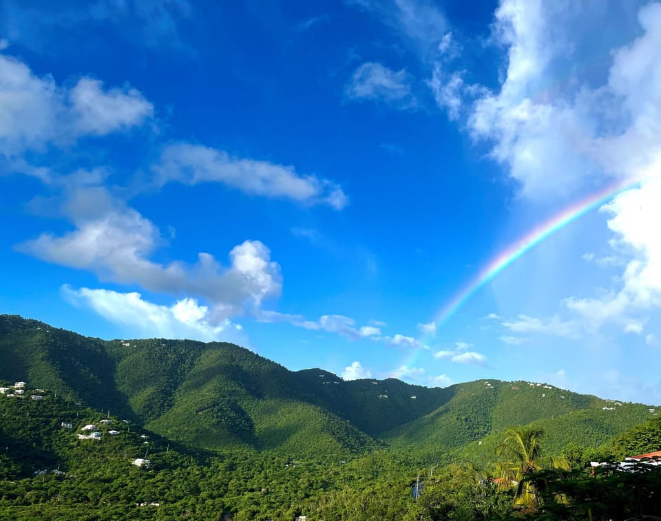 View of Bordeaux Mountain from the home