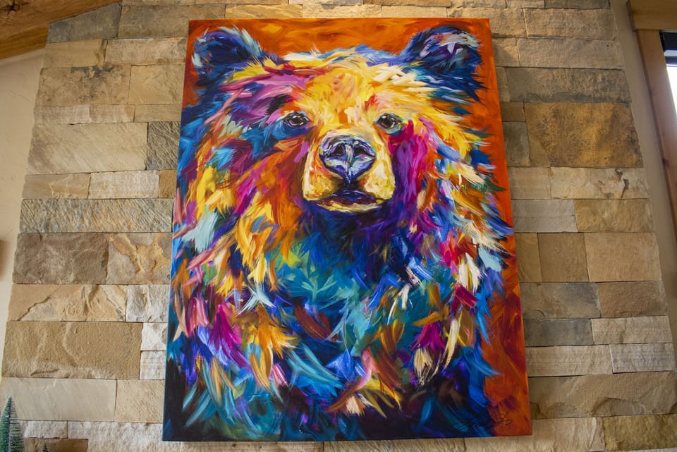 Artwork by local Grand County artist, Linda Israel.