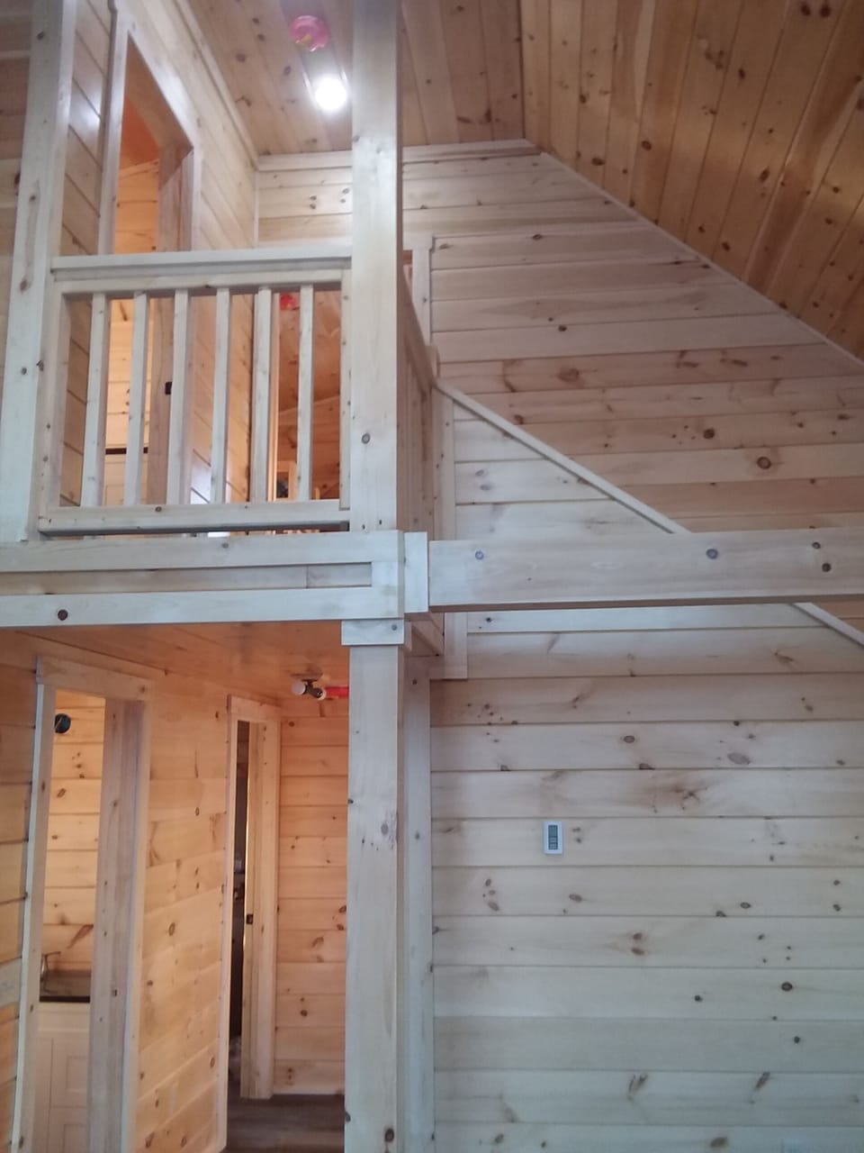 View of balcony and stairs (level 2)