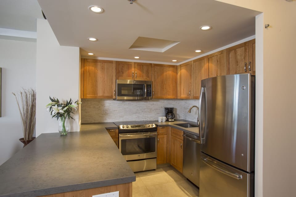 newly remodeled kitchen