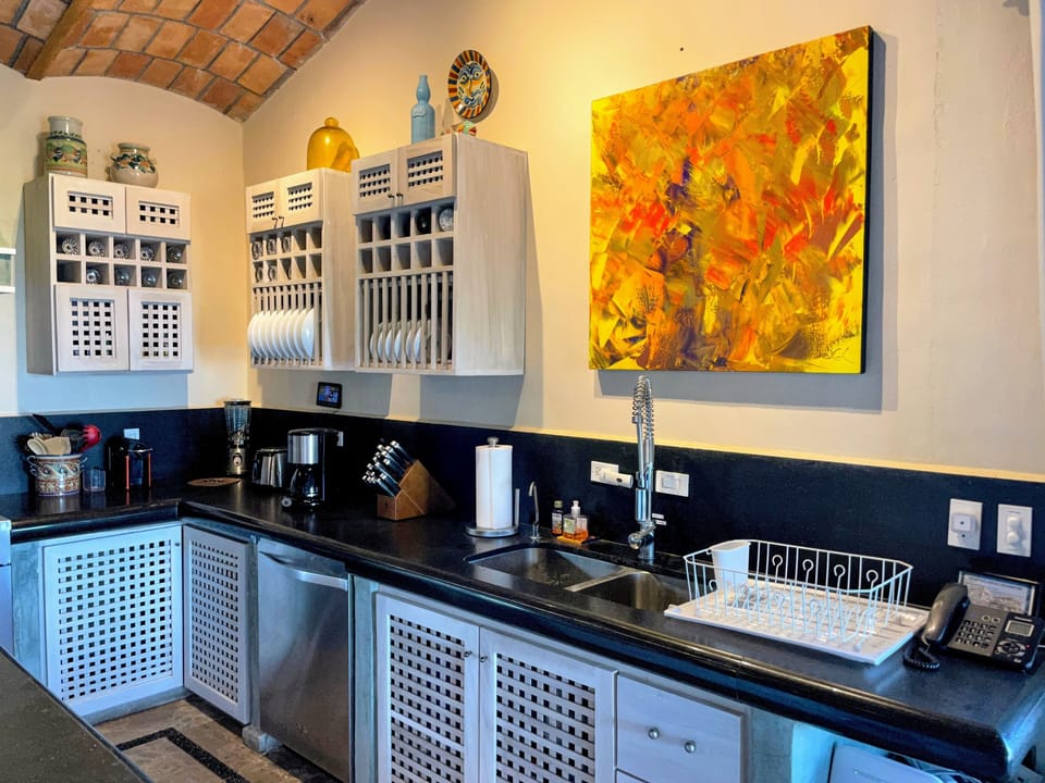 fully stocked kitchen