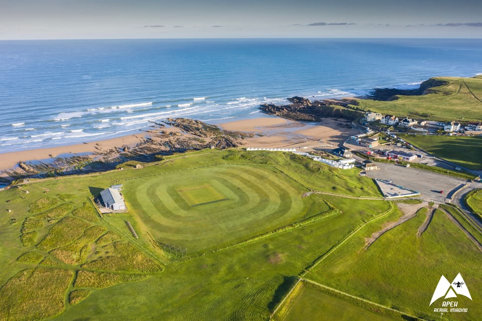 Bude Cricket Club and Crooklets Beach