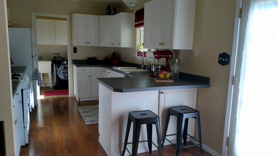 View of Kitchen from dining area
