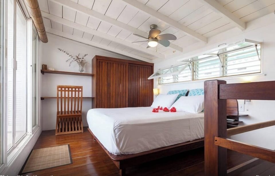 Unique Caribbean penthoiuse bedroom 