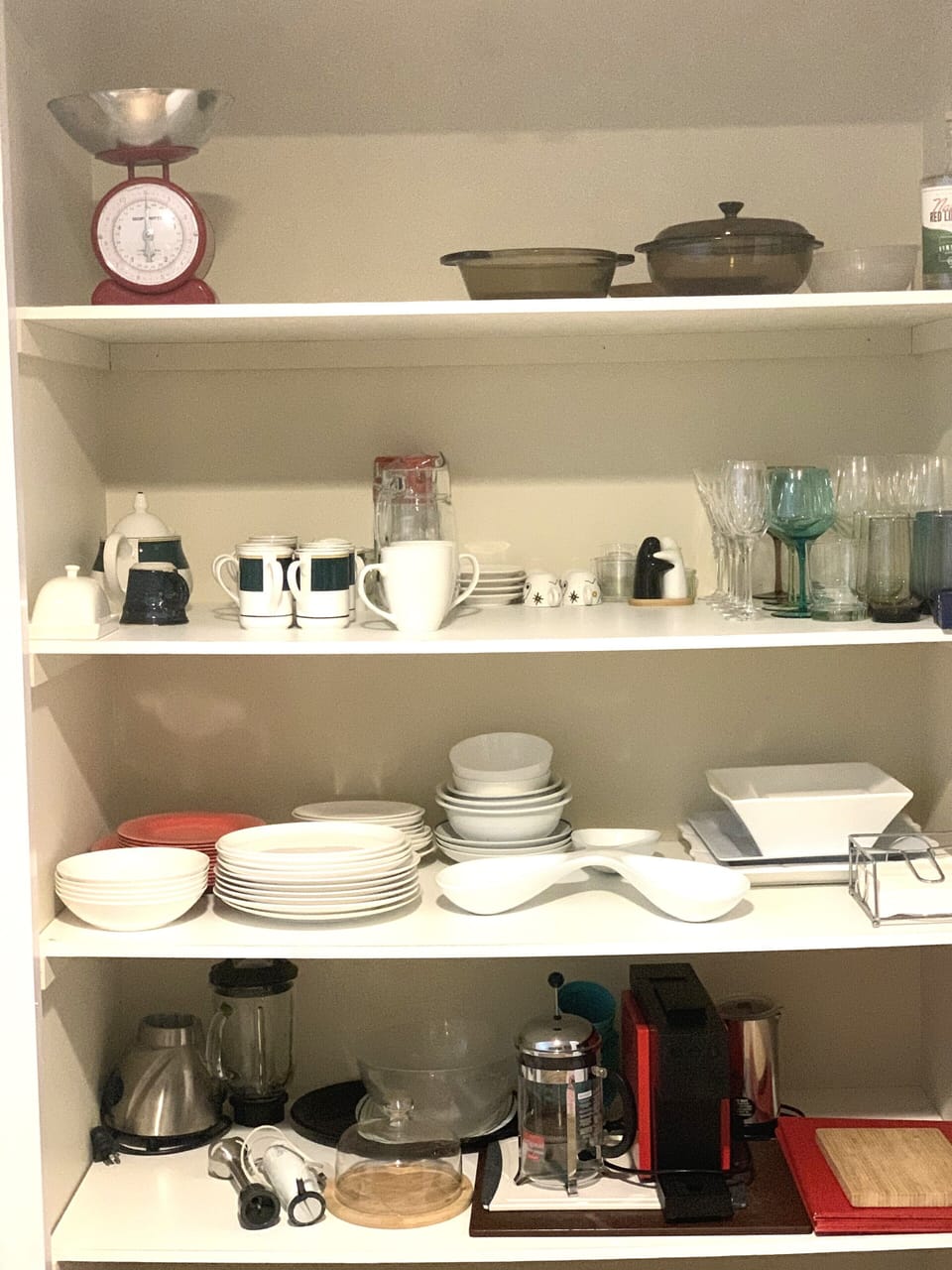 almost every kitchen appliance and accessory is provided