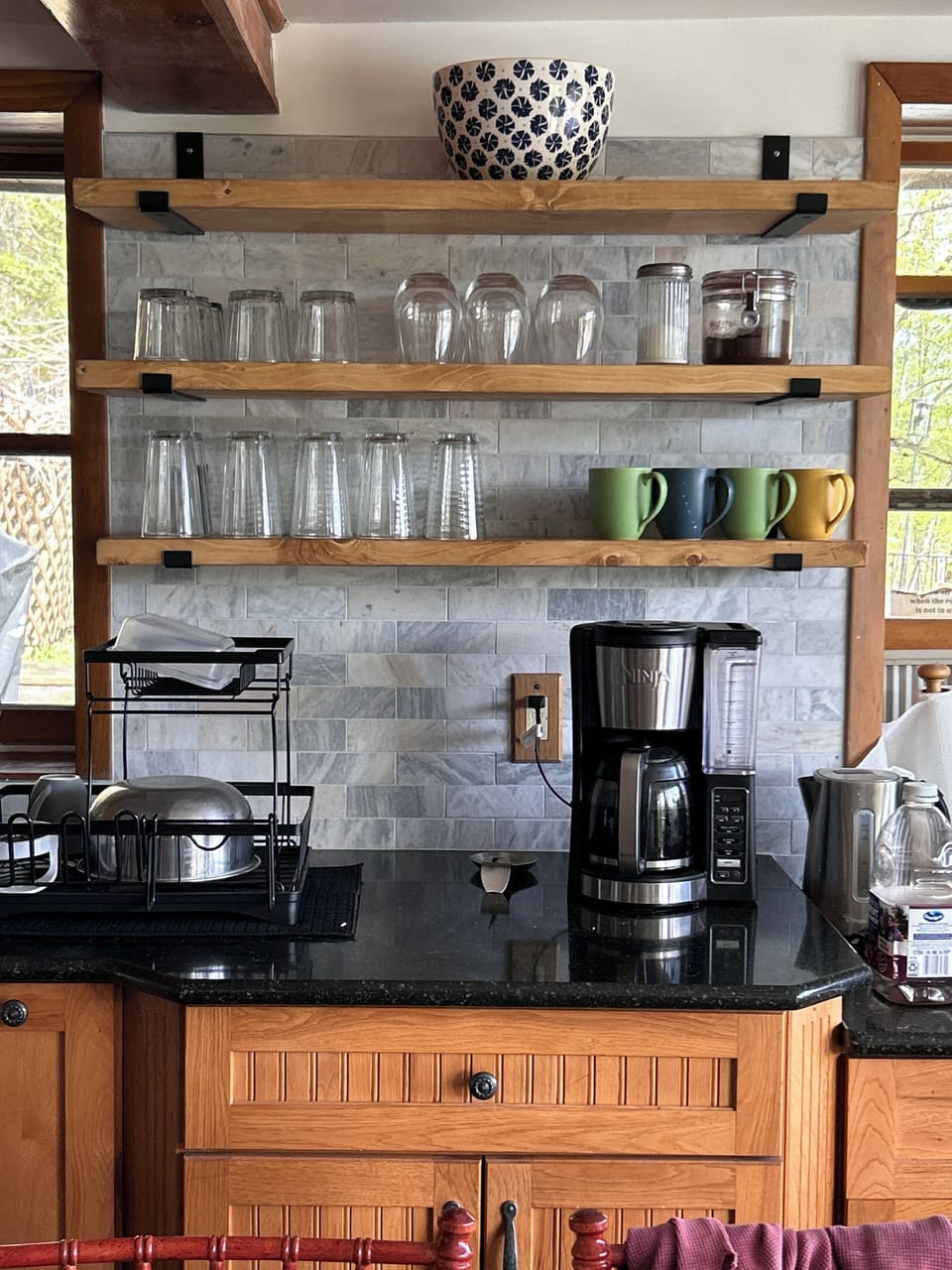 New coffee and tea station for guests to enjoy a hot cuppa.