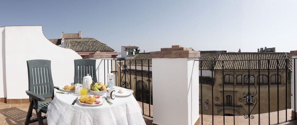 Terrace in the morning