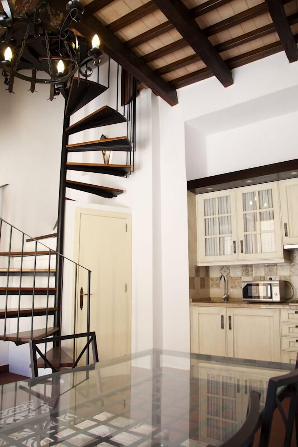 Kitchen & stairs