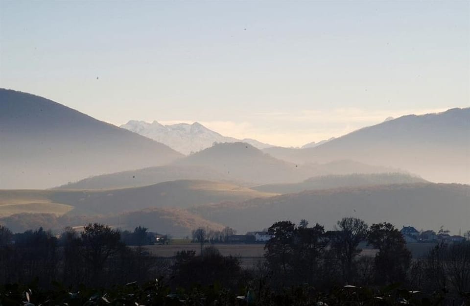 France Pyrenees Holiday Gite View from Garden