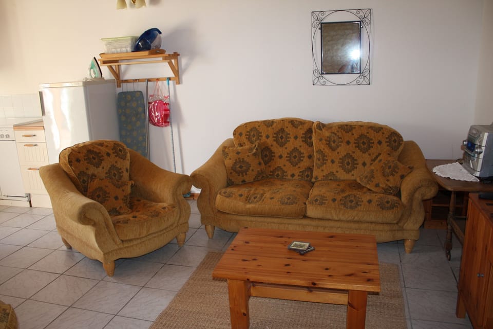 Downstairs open plan living area