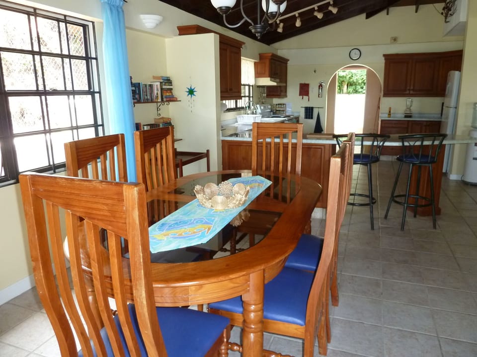 Indoor dining area