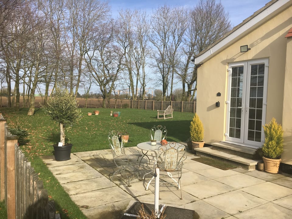 Patio, perfect for BBQ's and evening drinks