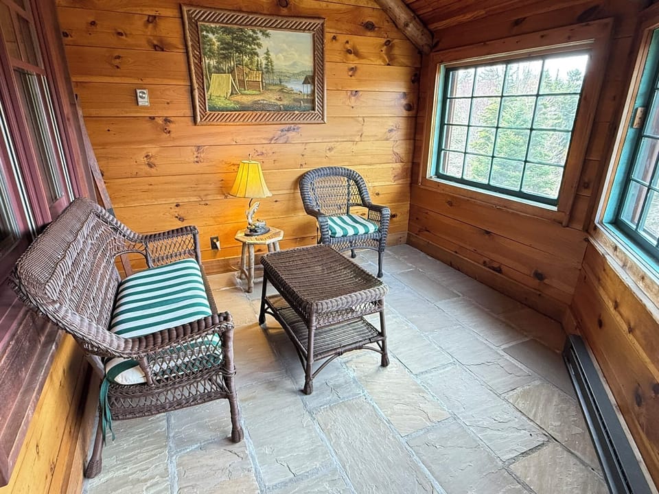 3 Seasons Room off of the Master bedroom.