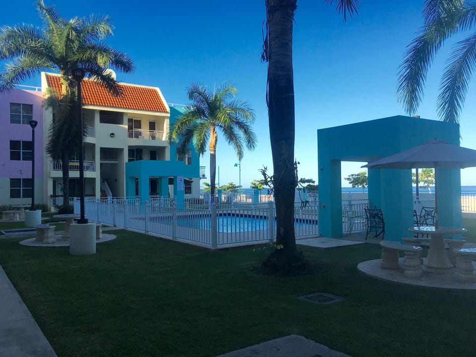 Condo complex - apartment in upper right corner