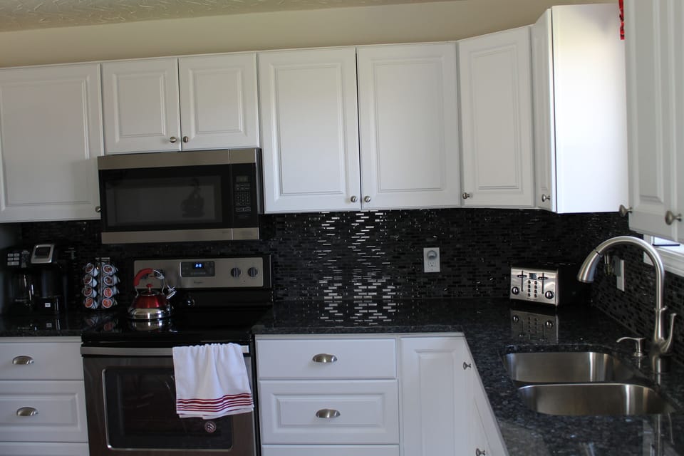 New stainless steel appliances 