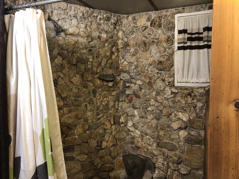 Native Rock & Crystal Shower