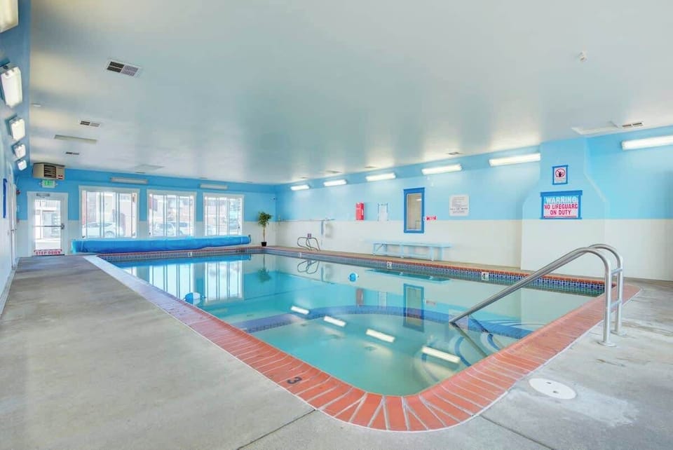 Take a dip in our heated pool