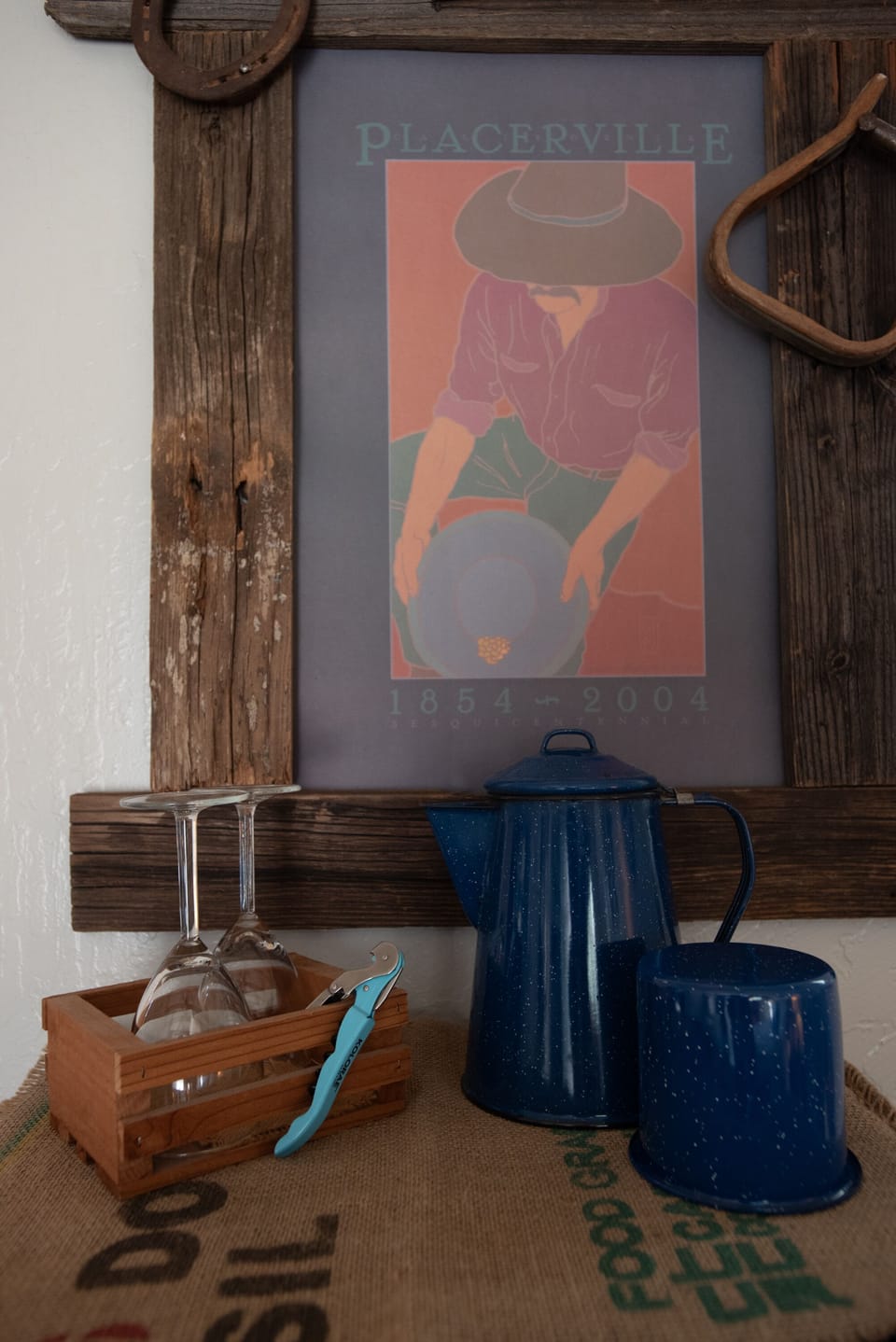 Unique art to inspire the theme of the room.