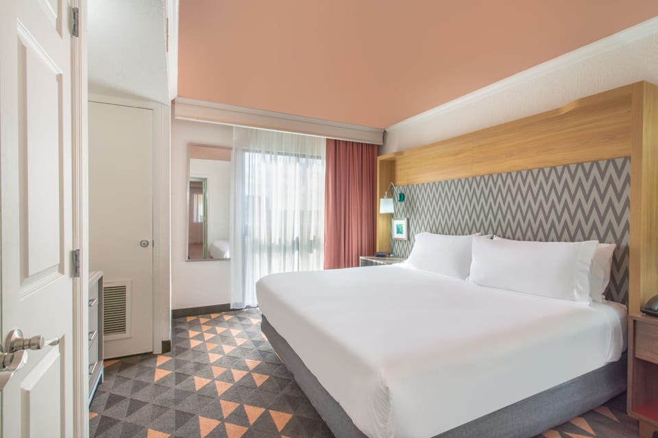 In-room safe, desk, laptop workspace, blackout drapes