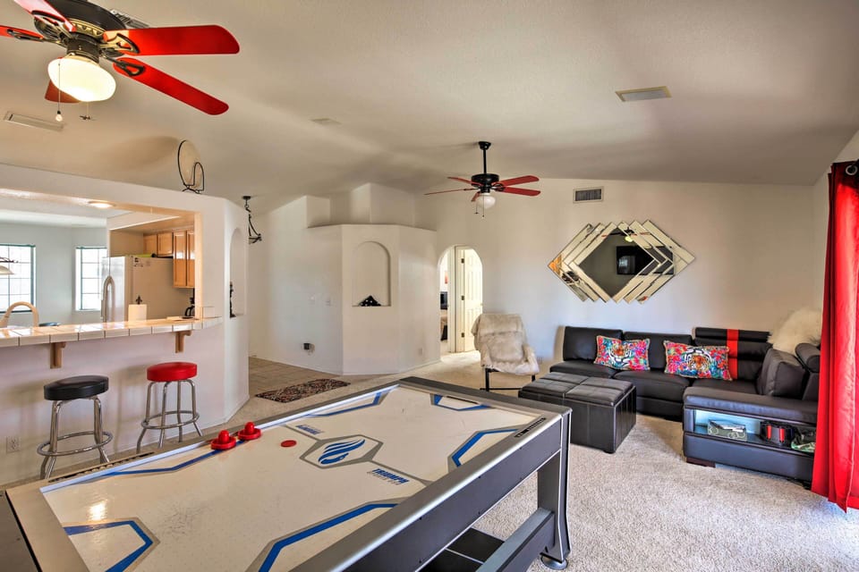 Living Room | Central A/C & Heating | Games