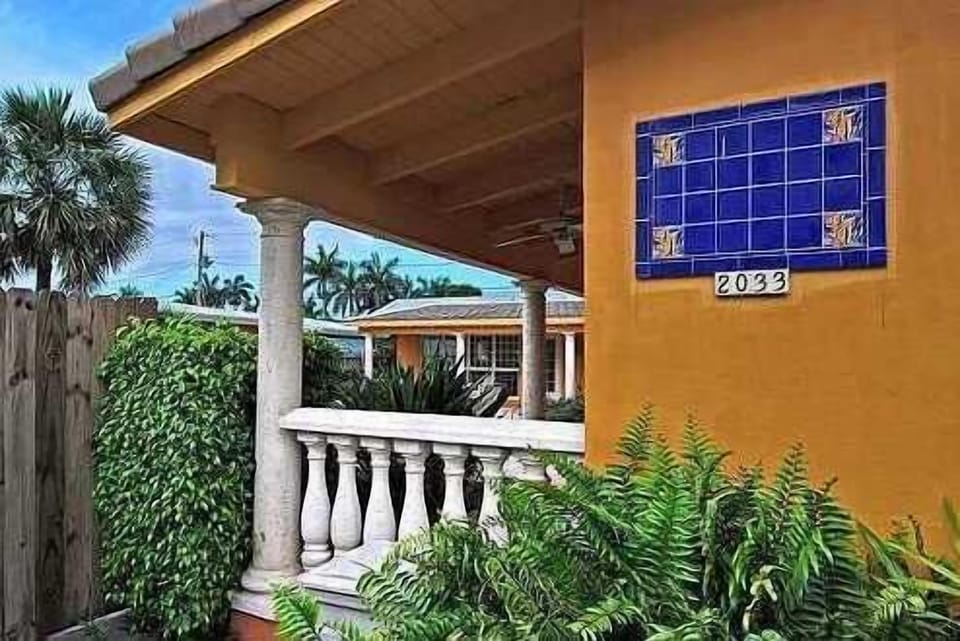 Front of the house