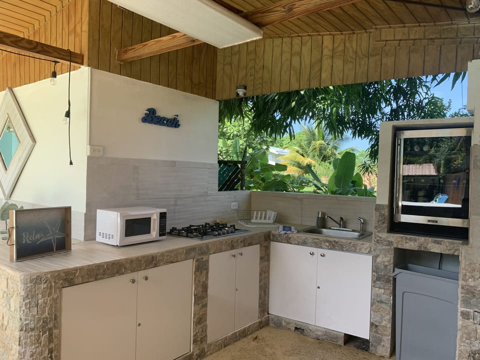Outside kitchen