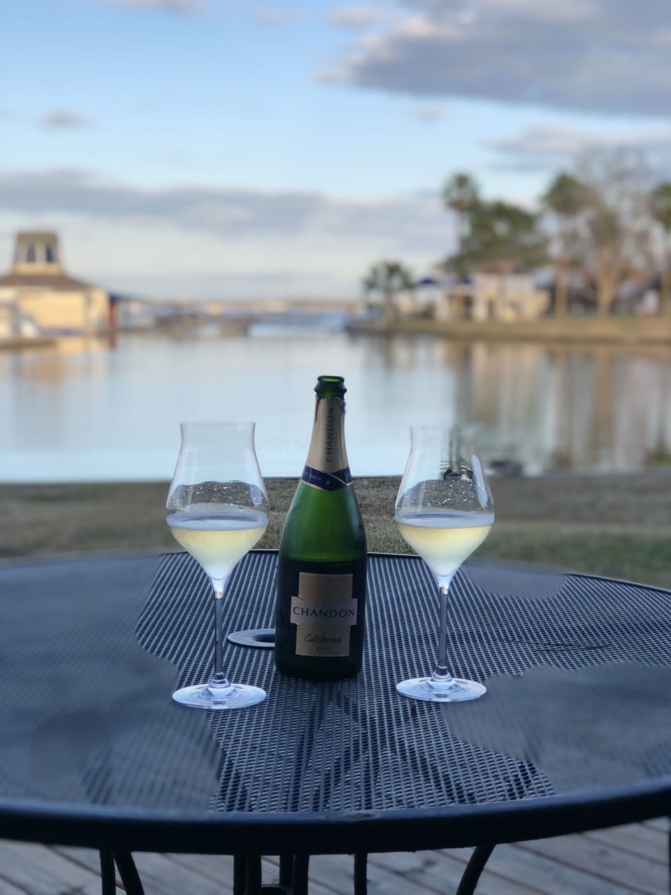 Soak up all that Lake Conroe has to offer on the back patio