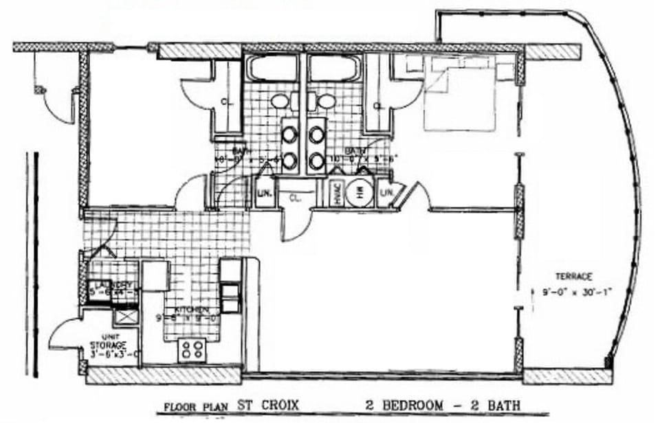 Condo general floorplan